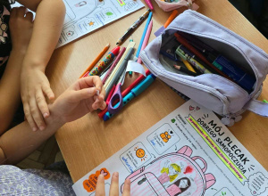 " Mój plecak dobrego samopoczucia " - ważna lekcja w klasie 3b!