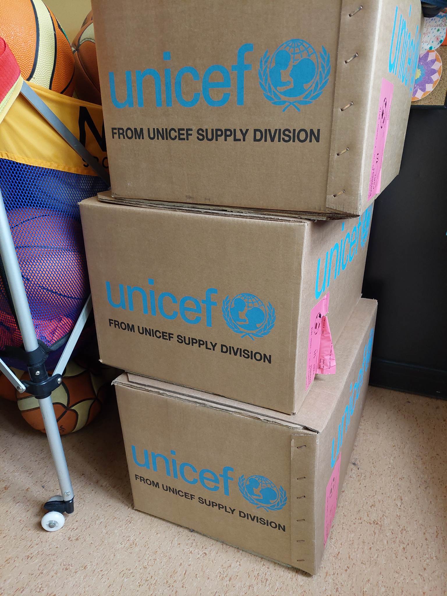 Sprzęt sportowy UNICEF