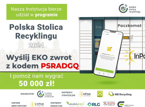 Nasza szkoła w programie "Polska Stolica Recyklingu"