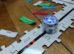 Ozoboty na lekcji języka polskiego