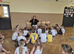 Zajęcia pilates w klasie Ic