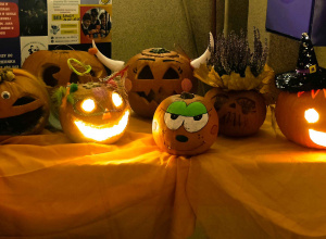 Świetlicowy konkurs na najpiękniejszą dynię.