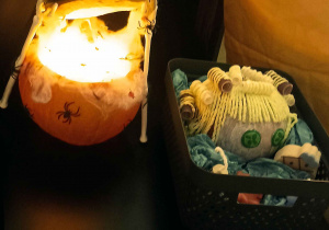 Świetlicowy konkurs na najpiękniejszą dynię.