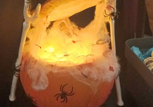 Świetlicowy konkurs na najpiękniejszą dynię.