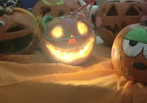 Świetlicowy konkurs na najpiękniejszą dynię.