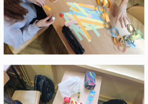 Szkolny Konkurs Miedzyklasowy na Świąteczny Łańcuch.