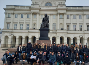 Wycieczka klas 8b i 8c "Śladami bohaterów Kamieni na szaniec "