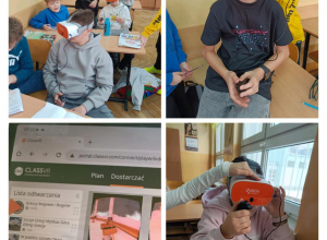 Nowoczesna lekcja języka polskiego w klasie 5b!