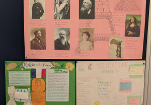 Prace plastyczne uczniów.