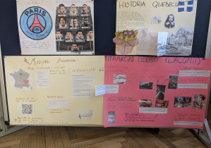 Prace plastyczne uczniów.