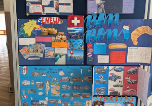 Prace plastyczne uczniów.