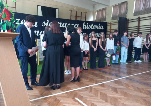 Uroczyste zakończenie roku szkolnego uczniów klas 8.