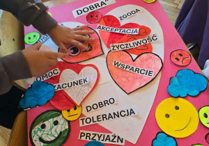 Plakat wykonany przez dzieci