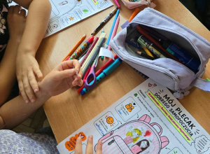 " Mój plecak dobrego samopoczucia " - ważna lekcja w klasie 3b!